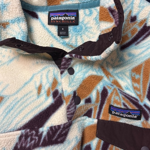 Patagonia Vintage Rare Owl Patterned Fleece Pullover - Picture 7 of 13